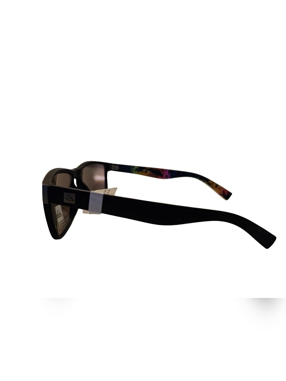 Quiksilver Black Frame Sunglasses with Green Mirrored Lenses, NEW - Picture 5 of 6